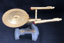 RARE Star Trek USS ENTERPRISE NCC-1701 14k GOLD Franklin Mint Millennium Edition