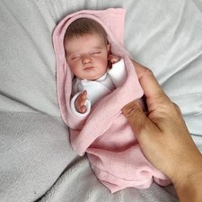 10" Mini Preemie Baby Doll Reborn Vinyl 3D Skin Lifelike Collectible Doll
