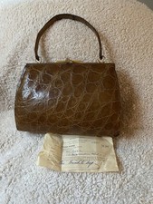 Vintage Genuine  Crocodile