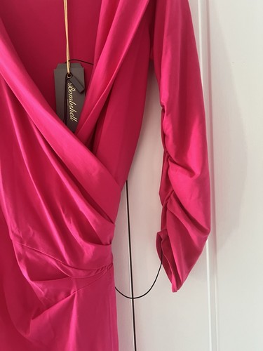 Bright pink bombshell fitted - pink,