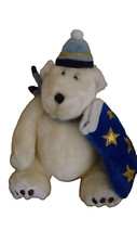 Thorntons Polar Bear With Hat Scarf & Stocking Cuddly Toy 10" tall Sitting Xmas
