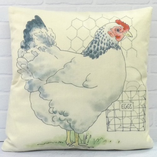 Chicken cushion cover - chicken,