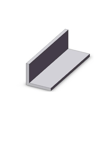 Aluminium angle section 30mm - aluminium,