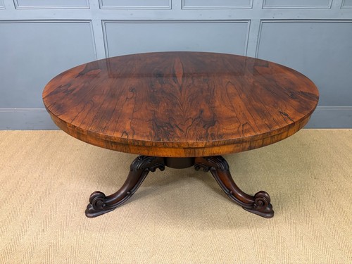 Antique victorian rosewood loo - rosewood,