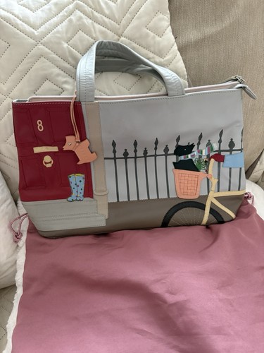 Radley grey leather tote - grey,
