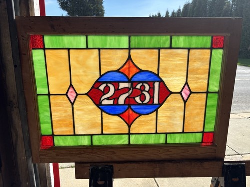 Antique stained glass - antique,