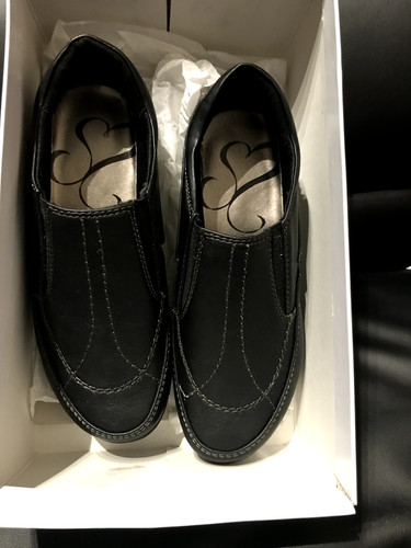 Black evans shoe sonia smart - shoe, 'sonia'