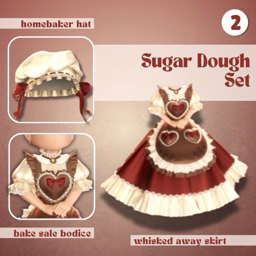 Sugar dough set doll - sugar,
