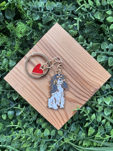 King charles spaniel - charles, keyring
