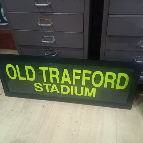 Framed old trafford manchester - old,