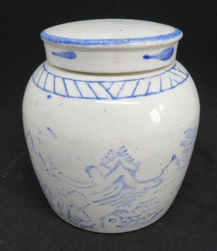 Chinese export blue - &, white