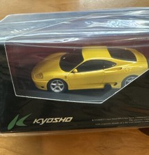 Kyosho dNaNo 1:43 AutoScale Ferrari 360 Modena Yellow Body/Display Model DNX403Y