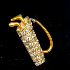 Vintage rhinestone golf - golf, bag