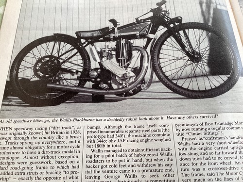 Wallis blackburne speedway - wallis,