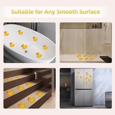 Anti-Slip Bath Stickers | Pack of 6 Ducks Bath Stickers + Free Spatula