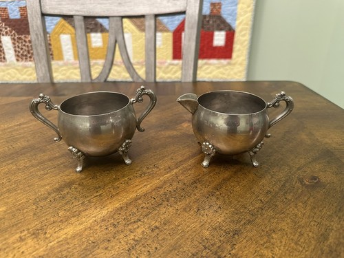 Vintage silverplate cream - vintage,