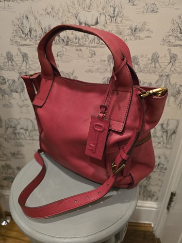 Fossil large red leather - fossil,