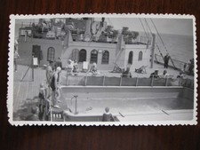 Photograph S S Paris French cruise liner sports deck ship boat steamship