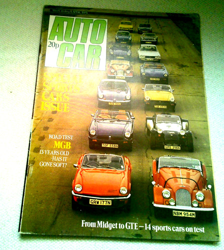 Autocar magazine 1975 - ., mgb