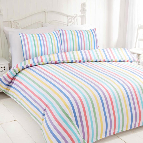 Candy stripe king - king, duvet
