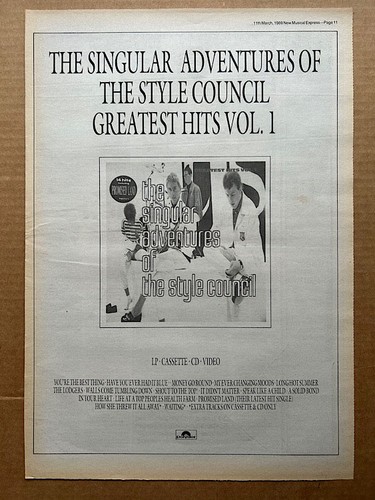 Style council singular - council,