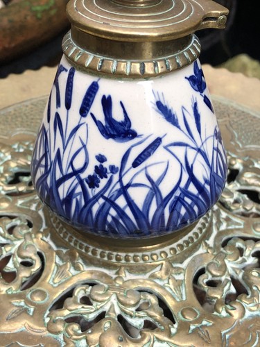 Inkwell antique victorian - antique,