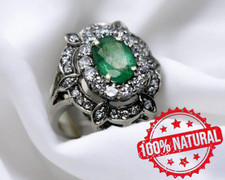 Silver Handmade Emerald