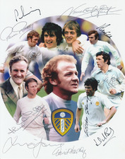 RARE MULTI SIGNED PHOTO LEEDS
