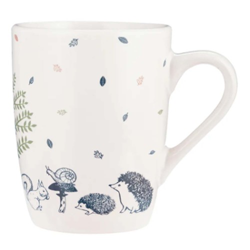 Coffee mug stoneware - mug, woodland