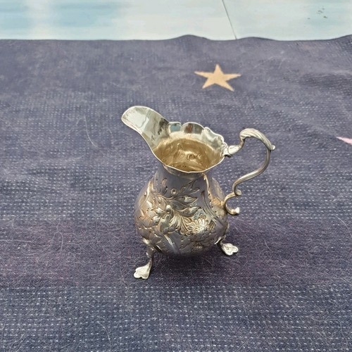Solid silver georgian - georgian, cream