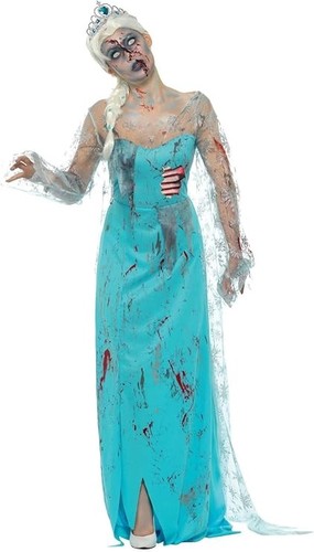 Halloween ladies zombie froze - halloween,