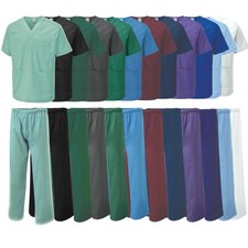 Unisex V Neck Scrub Tunic &