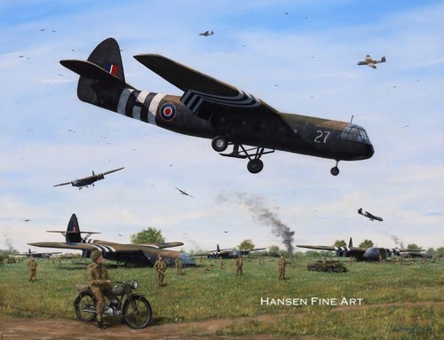 Airspeed horsa glider pilot - glider,
