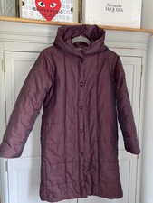 RRP £125 ARTHUR et FELICIE Quilted Puffer Jacket age 12 years Padded Coat Purple