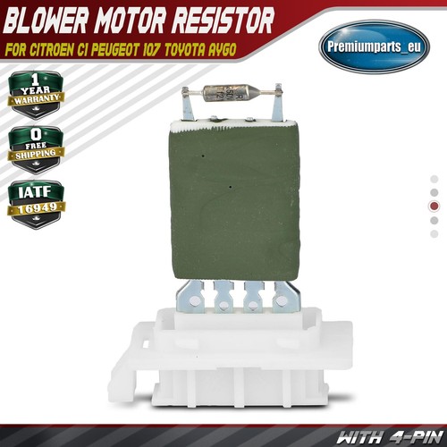 Heater blower motor - blower, resistor
