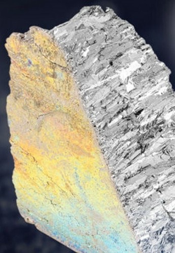 Bismuth metal ingot - metal,