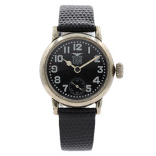 Vintage 1916 Elgin Pershing Trench 7 Jewel Men's Mechanical Wristwatch Nickel