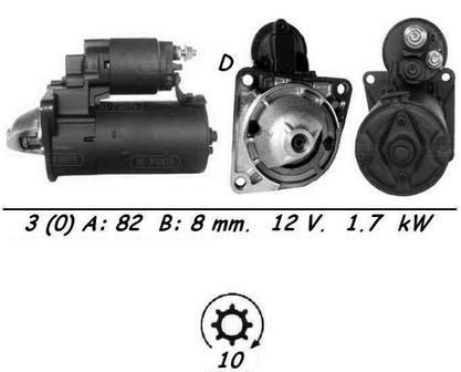 Genuine wai starter motor for - motor,