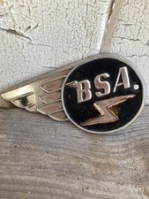 Vintage BSA A50 A65 twin wing side panel  badge one only