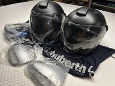 Pair of Schuberth  J1 Motorcycle Helmets