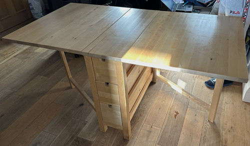 Light wood drop - leaf, foldable
