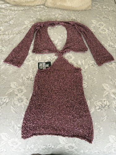 Pink cut out dress size - cut, 14