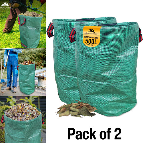 500l garden waste bags - 2x,