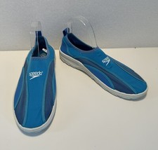 Speedo Blue Mesh Water Shoes Swim Pool Beach Sports Womens 10