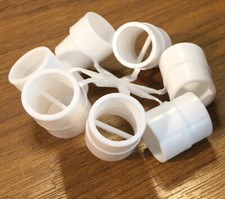White spider air pump adaptor - white,