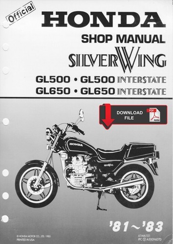 Honda gl500 gl650 repair - gl650,