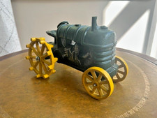 Cast Iron Model Tractor John Deere, Vintage Antique Style Ornament  Not Toy
