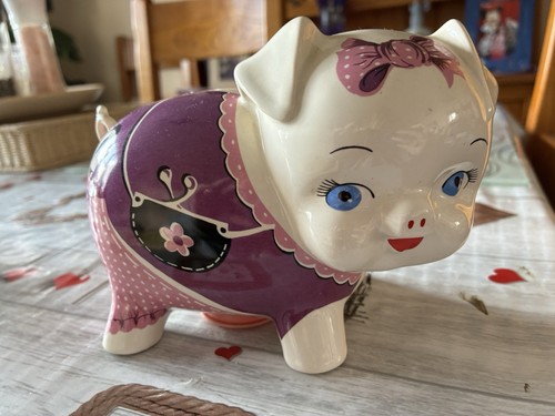 Sadlers porcelain money box - sadlers,