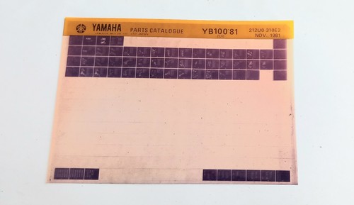 Yamaha yb100 2u0 spare - yb100, 81