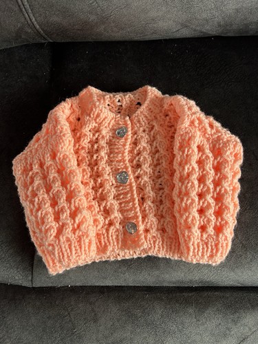 Hand knitted baby cardigans - hand,